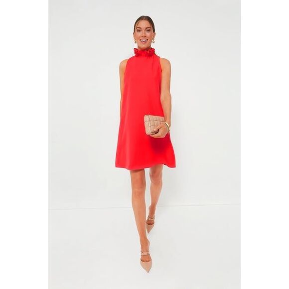 Tuckernuck Tnuck Poppy Red Blythe Dress Size Small - Picture 3 of 9